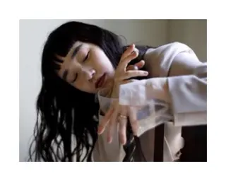 ロング カラー CYAN.矢場町店所属・三代 ゆりあのヘアスタイル