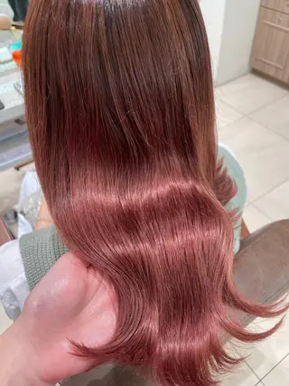 ミディアム 艶カラー🩵中久保 舞優🩵のヘアスタイル