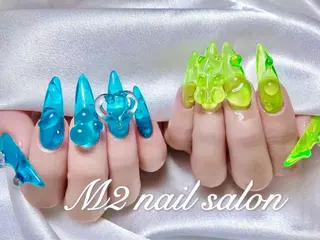 ネイル 長さだし専門店 M2　rikaのネイルデザイン