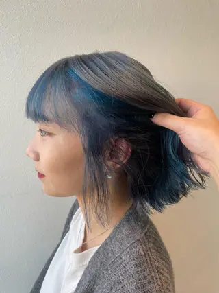 ショート カラー SARA古賀店 かすみ🐬🩵のヘアスタイル