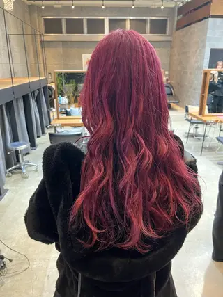 ロング カラー ヘアアレンジ 髪質改善・艶カラー・ ボブ・リクト💥のヘアスタイル