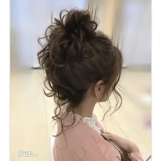 ミディアム ヘアアレンジ fun./ヘアセット /エクステ/着付のその他イメージ