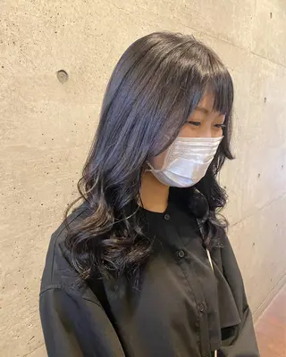 ロング カラー 後藤紗英/髪質改善 /オリーブベージュのヘアスタイル