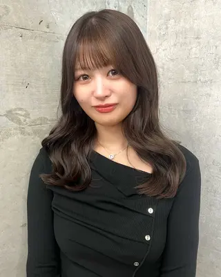 ミディアム 🫧ふじたまゆ🫧 レイヤーカット✂︎のヘアスタイル