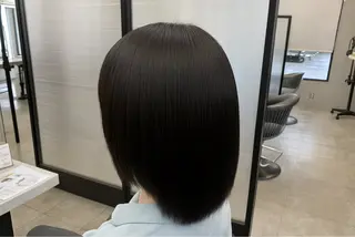 パーマ 縮毛矯正/ 豊島怜のヘアスタイル