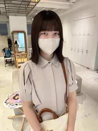 ミディアム 透明感カラー🫧 nanohaのヘアスタイル