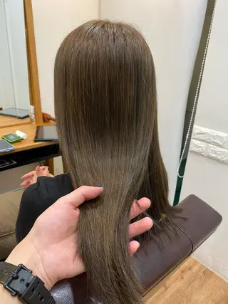 セミロング GO TODAY SHAIRE SALON所属・癖毛&ダメージ改善 カット/soyaのヘアスタイル