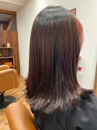 セミロング gatto  nero所属・【似合わせカット 】🦋岩崎 美保🐾のヘアスタイル