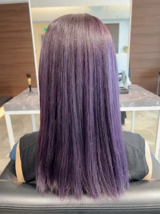 ロング カラー 安田 菜摘のヘアスタイル