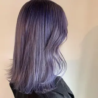 セミロング カラー ヘアアレンジ ☀️Luana☀️ 公式/大通のヘアスタイル