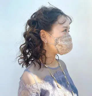 ヘアアレンジ ボブ/レイヤー/艶 🦕risa 森下のヘアスタイル