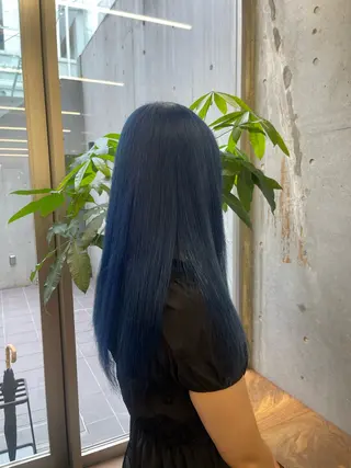 ロング ハイトーン×デザイン 似合わせ/Yoheiのヘアスタイル