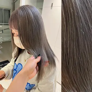 ミディアム カラー ヘアアレンジ stylist ◎RUKI.のヘアスタイル