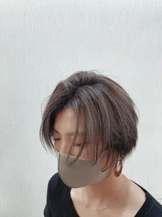 ショート カラー 🌿nudeカラー/ レイヤー/藤原🌿のヘアスタイル