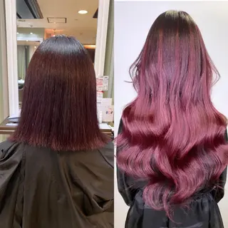 ミディアム 💎馴染むエクステ ×カラーTOMO💎のヘアスタイル