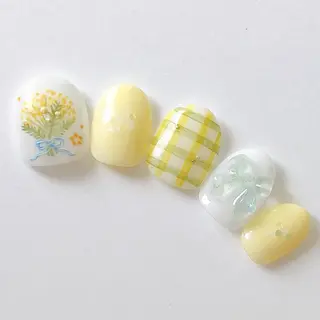 ネイル いちごパフェ ゆいのネイルデザイン