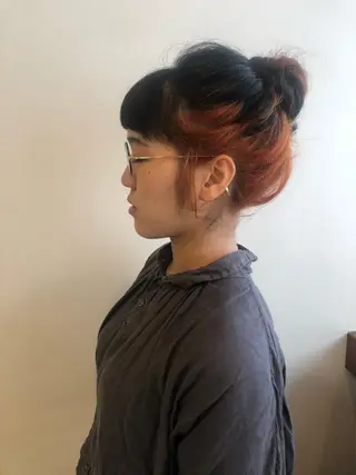 ロング カラー MIOベージュカラー 柔らかいカラーのヘアスタイル