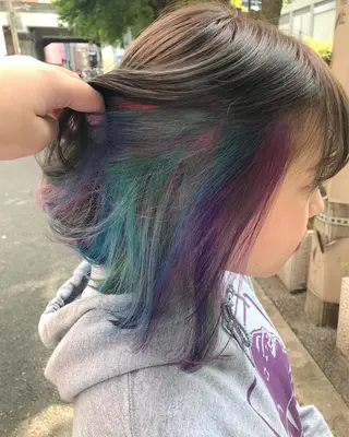 ショート カラー 🧡色落ちまで2度綺 麗なカラー🧡ヨシキのヘアスタイル