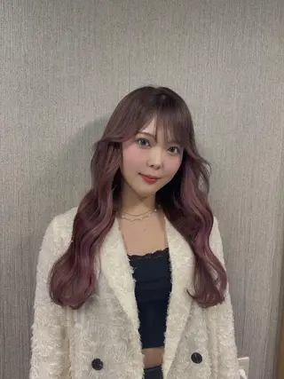 ロング Reflet 新宿/プルエクステのヘアスタイル