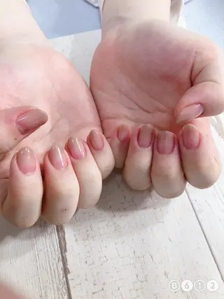 ネイル 北浦和 自爪育成ケアのネイルデザイン