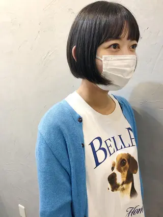 ショート カラー 長井 美佳のヘアスタイル