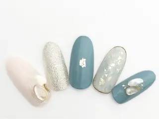 ショート ネイル 🦋Kiyomi. 🦋のネイルデザイン