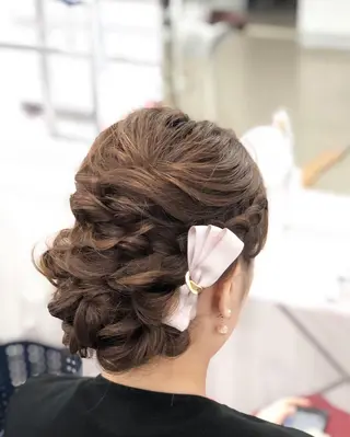 ヘアアレンジ laera 佐藤のヘアスタイル