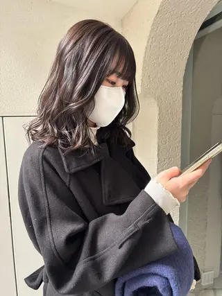 セミロング レイヤー/お洒落 🎵ハイトーン/りりのヘアスタイル