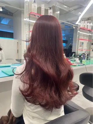 セミロング 🤍🥀韓流暖色レイ ヤー🥀🤍あやねのヘアスタイル