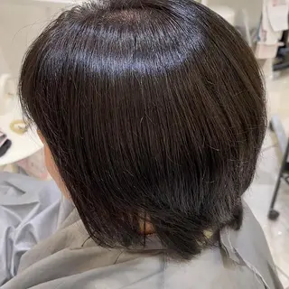 ショート カラー 💖大人韓国ヘア💖 韓国艶カラー【銀座】のヘアスタイル