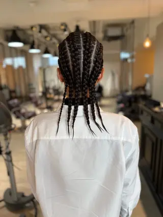 ロング ヘアアレンジ キッズ BRAIDS💎愛子 大人ハイライト💎のヘアスタイル