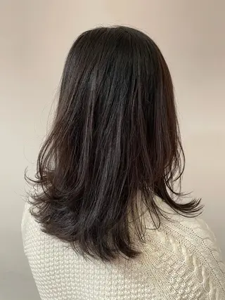 セミロング ミウラ コトミ🩵のヘアスタイル