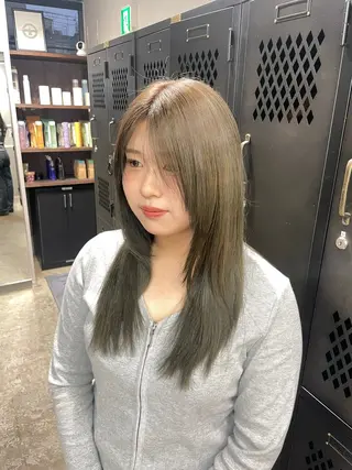 ロング カラー ブレンバイドット所属・ニュアンスカラー/ 🫧レミ(坊主)のヘアスタイル