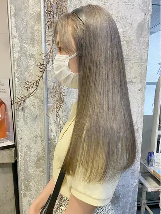 セミロング カラー Piaコータロー ハイトーン&‪ボブのヘアスタイル