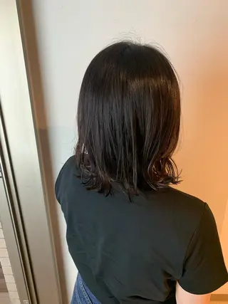 ミディアム うしだ かおるのヘアスタイル