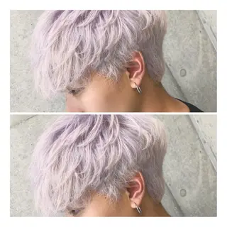 ショート カラー ヘアアレンジ メンズ ange☞ soutaのヘアスタイル