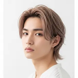 ミディアム カラー メンズ 吉田 みき ｜磐田｜メンズサロンのヘアスタイル