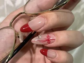 ネイル na🎀🎀na ちゅるちゅるのネイルデザイン