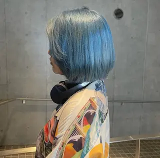 ショート カラー HAIR SALON M所属・🌈ハイライト🌈 メンズパーマアリサのヘアスタイル