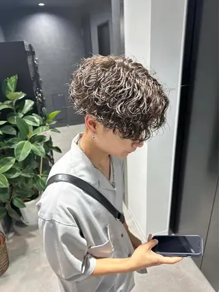 パーマ メンズ イケメン製造機 🔥上原沙羅🔥のヘアスタイル