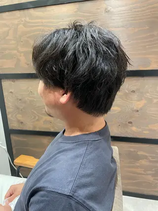 メンズ 韓国カット/透明感 Re.Labo岡本のヘアスタイル