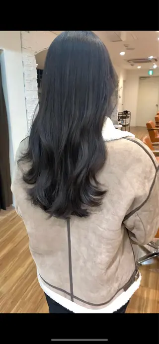 セミロング パーマ 古沢 新のヘアスタイル