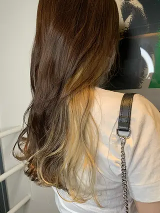 ロング カラー SALOWIN名古屋栄店所属・Yuuki🌷名古屋 栄 カラー/ボブのヘアスタイル