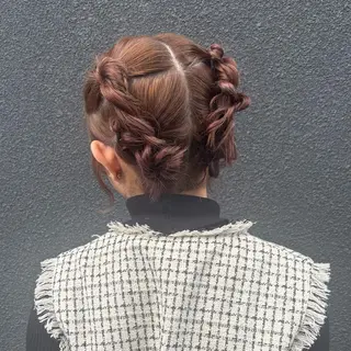 ショート ヘアアレンジ AYU / MODE K's 松原のヘアスタイル