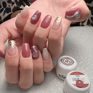 カラー ネイル You&Me Yukiのネイルデザイン