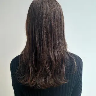 カラー セミロング 髪質改善/ブリーチ 田代 龍我のヘアスタイル