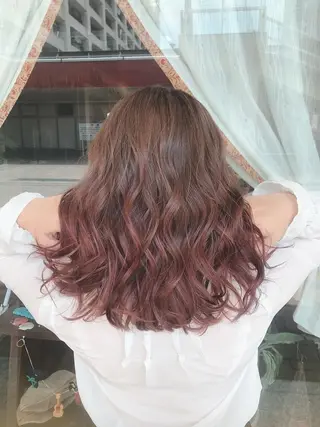 ミディアム カラー THE2ND 大竹 瞳のヘアスタイル