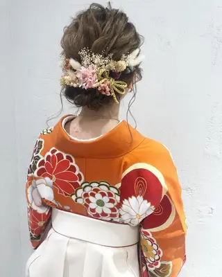 ヘアアレンジ 韓国ヘア🇰🇷/ レイヤーカット✂︎のヘアスタイル