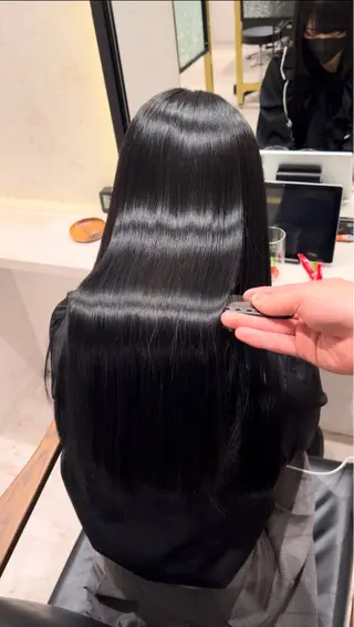 ロング 髪質改善ストレート Kantaのヘアスタイル