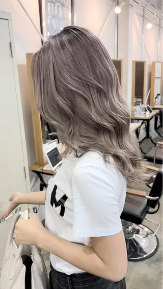 ロング カラー ヘアアレンジ ネイル マツエク・マツパ アイブロウ ブリーチ特化 / share 元太のヘアスタイル